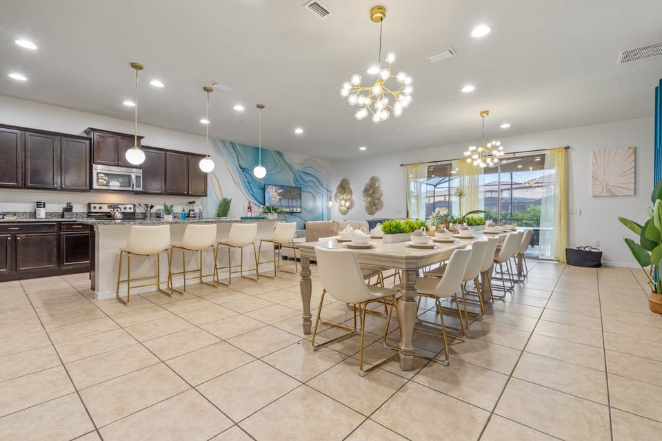 Open concept dining room & kitchen ready to entertain your family and friends! 