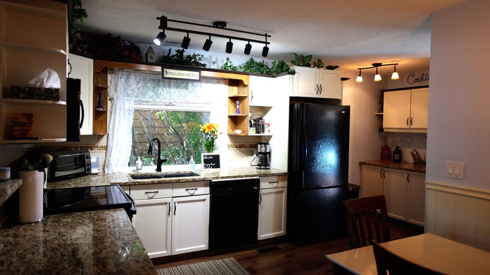 Fully stocked kitchen