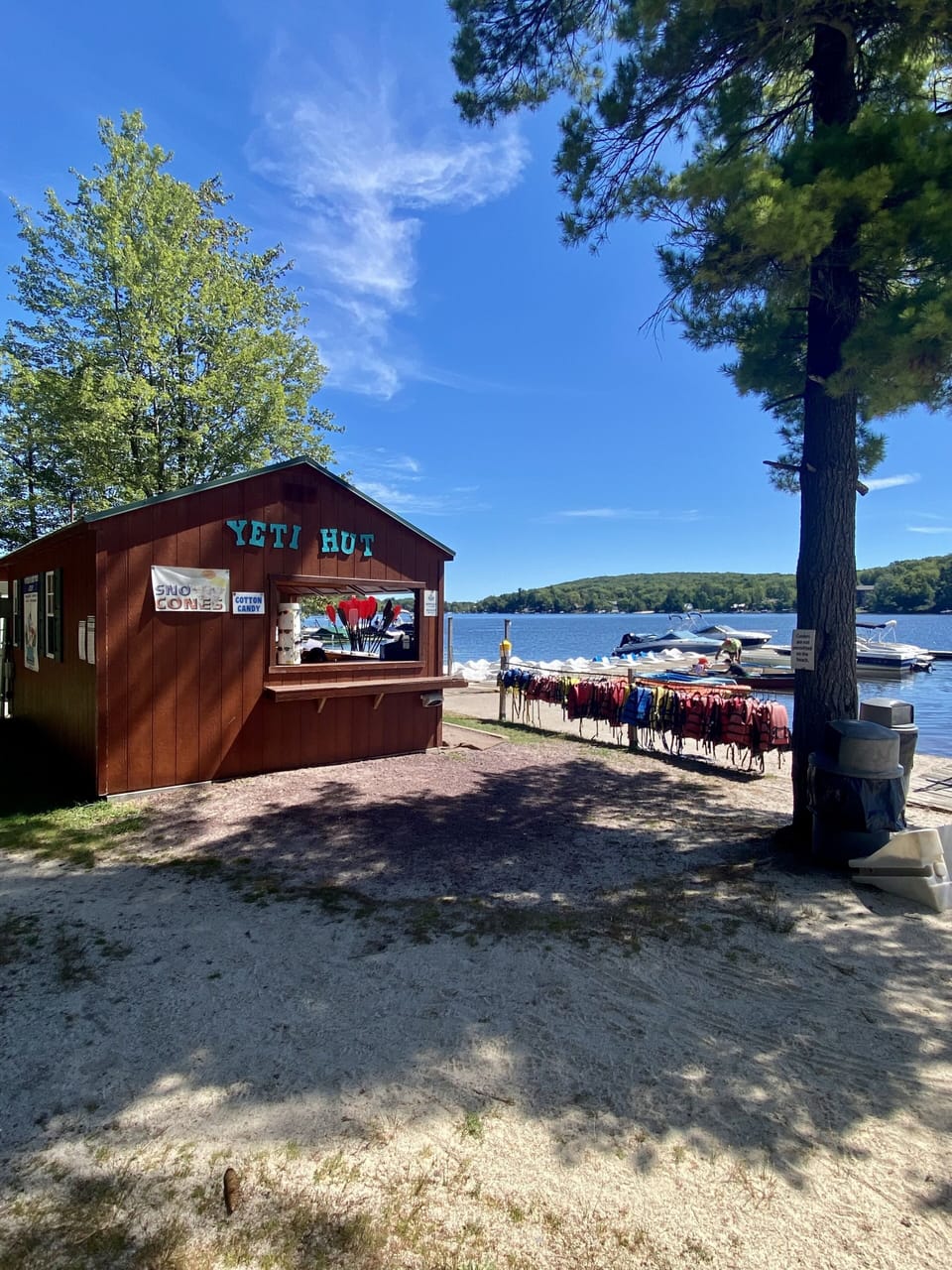 Yeti Watersports at Split Rock Beach Lake Harmony 