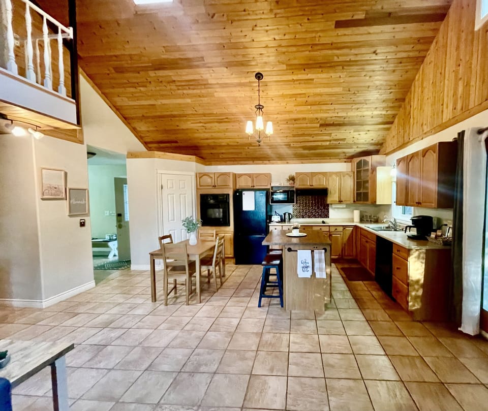 Kitchen and dining area