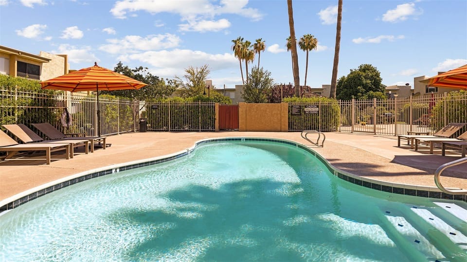 Community pool - with stairs to enter to enjoy a day in the sun