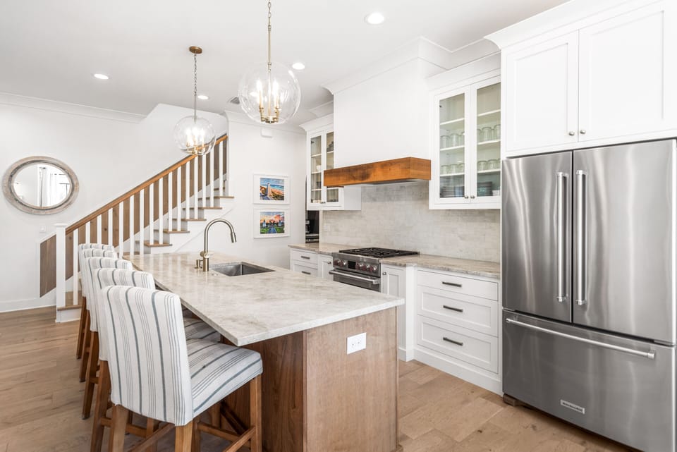 Open Concept Kitchen Dining Area