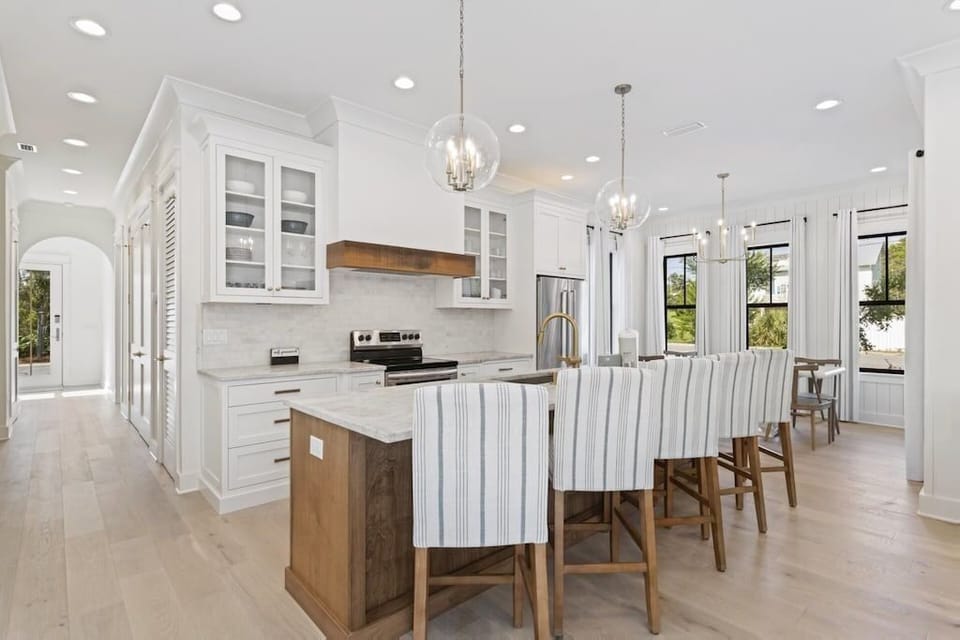 Open Concept Kitchen Dining Area