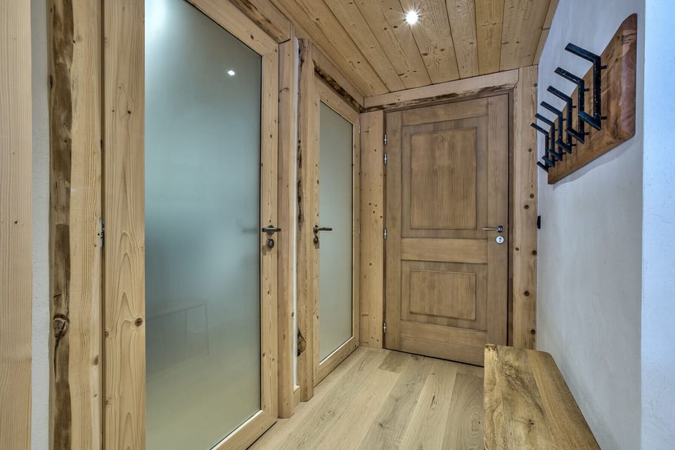 Entrance hallway with bathroom and WC off