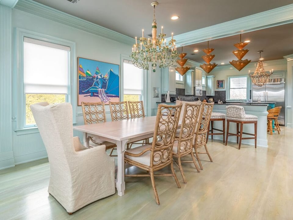 Townhome, Multiple Beds, Kitchen, Partial Ocean View | Dining