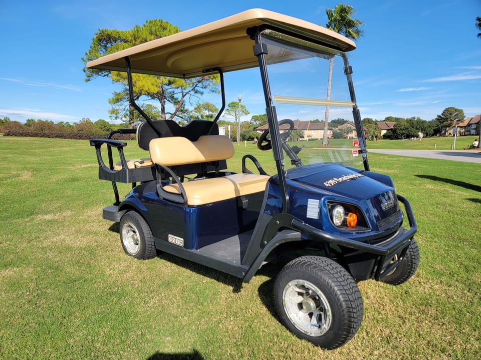 4-Seater Golf Cart Included!