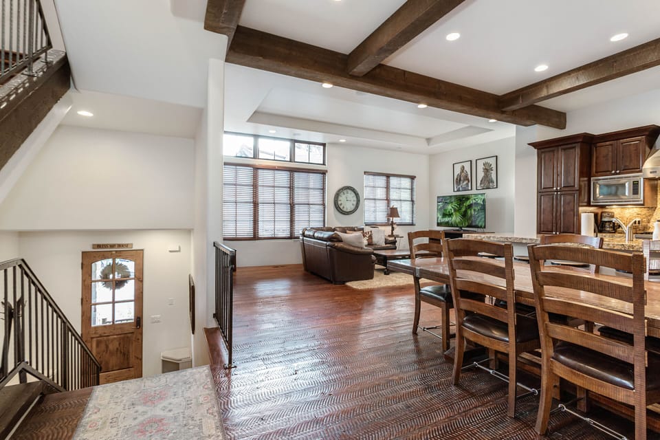 The open-concept space is great for entertaining | Main Level