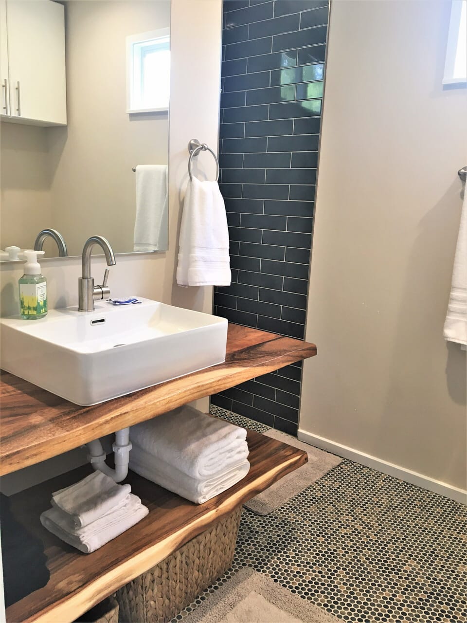 Spa-like bathroom 