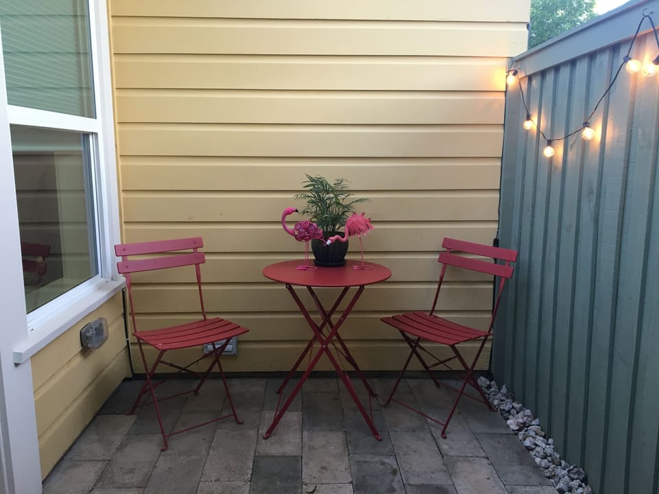 Private entrance & Patio