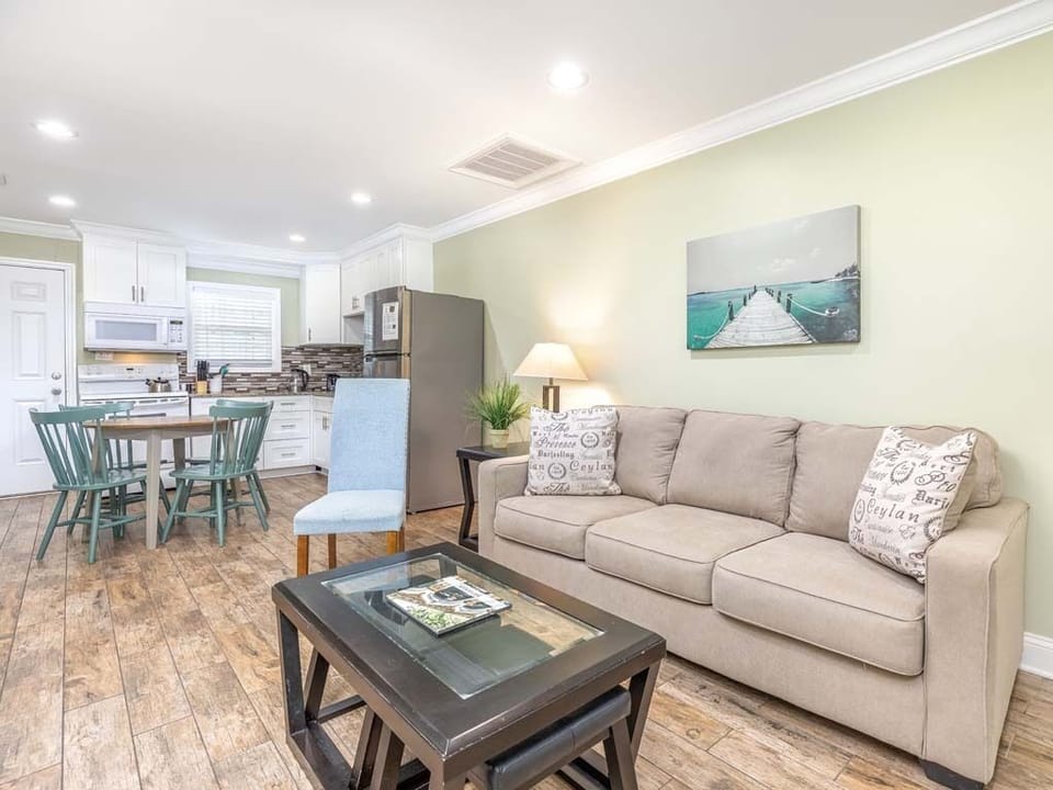 Condo, Multiple Beds, Kitchen, Garden View | Living area | TV