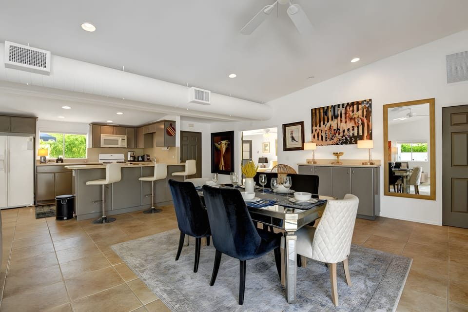 Dining table.