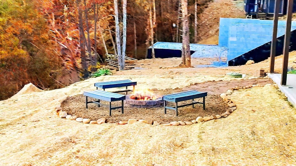 Roast s'mores over our outdoor fire pit