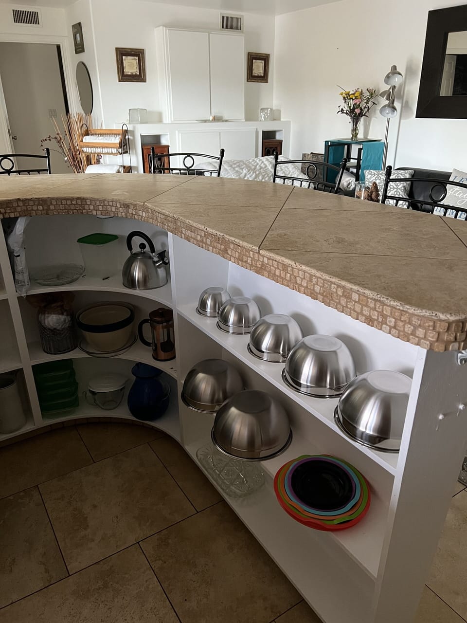 Kitchen/Pantry/Travertine Bar
