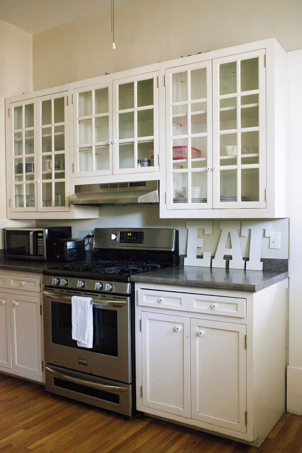L♥️VE these original cabinets!