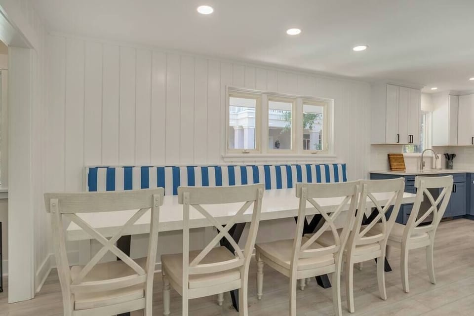 Kitchen table. 