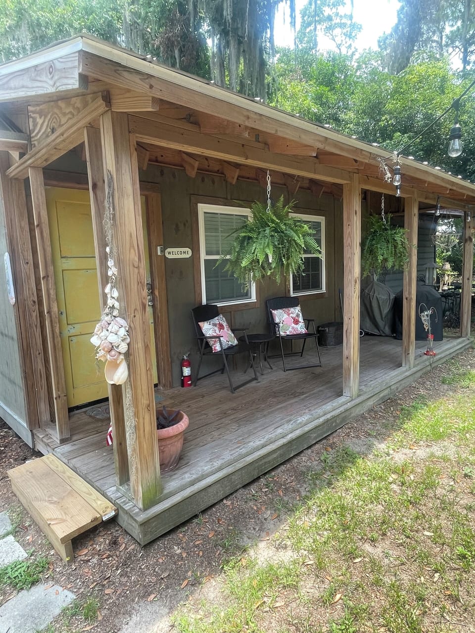 Front view of bunkhouse