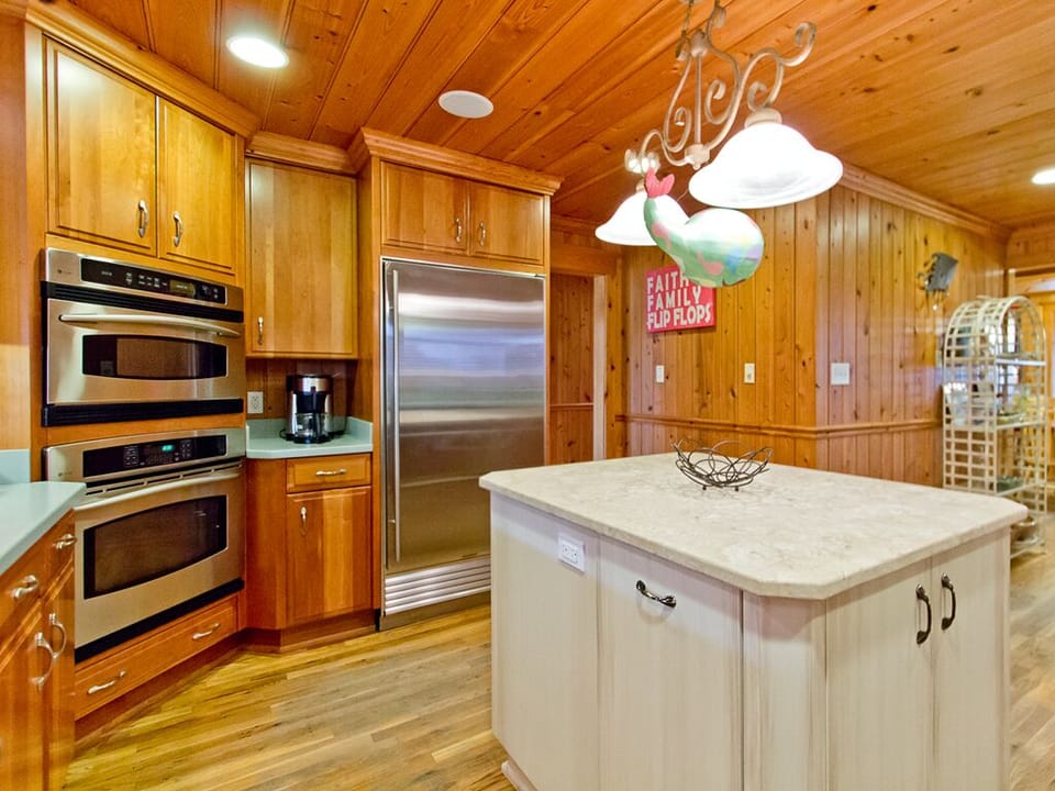 House, Multiple Beds, Kitchen, Ocean View | Private kitchen | Fridge, microwave, oven, stovetop