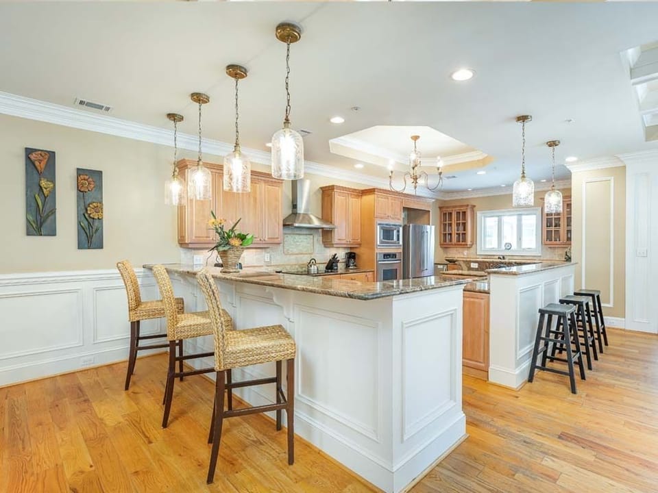 Townhome, Multiple Beds, Kitchen, Beach View | Private kitchen | Fridge, microwave, oven, stovetop