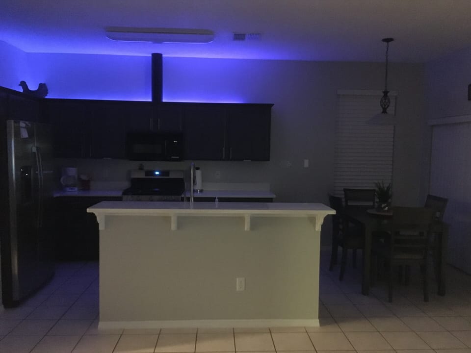 Kitchen mood lighting