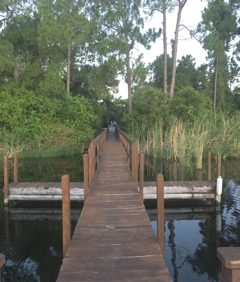 Lake with Dock