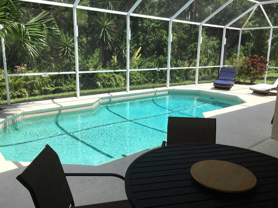 Private Pool with Outside Dining Area and BBQ