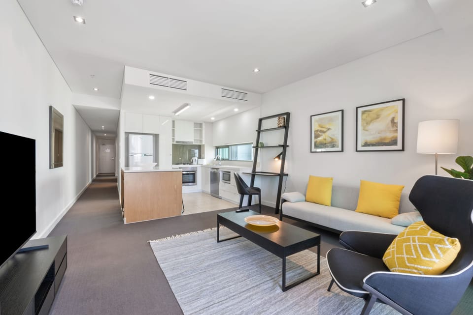 Apartment | Living area | 65-inch Smart TV with digital channels, TV