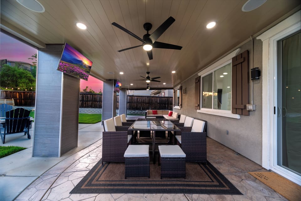 BACKYARD AND PATIO 