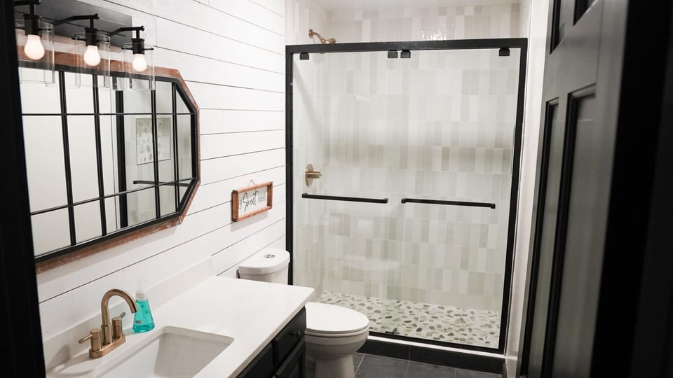 Main level bathroom newly remodeled 