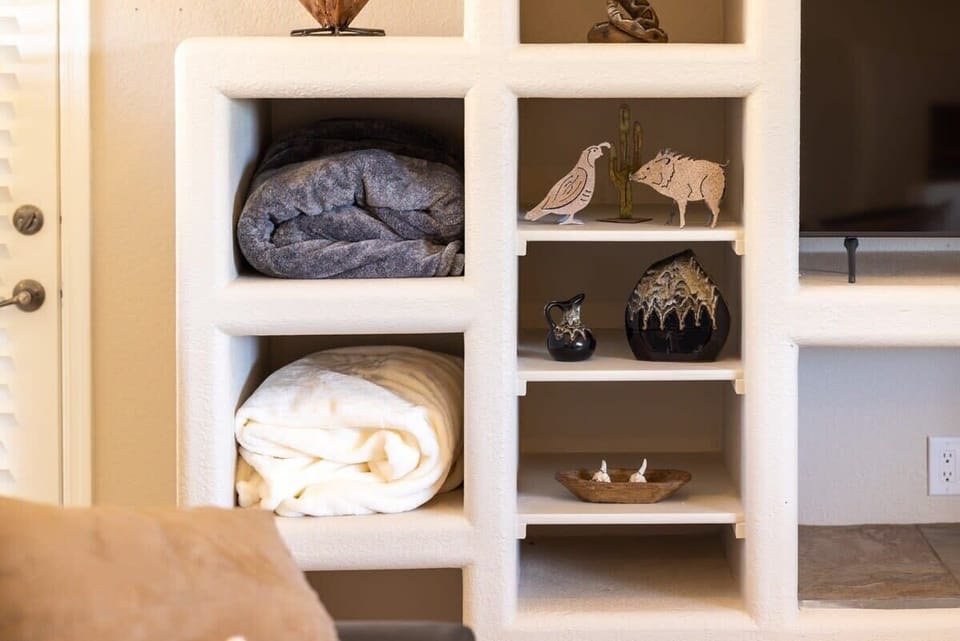 living room decor and blankets for chilly nights