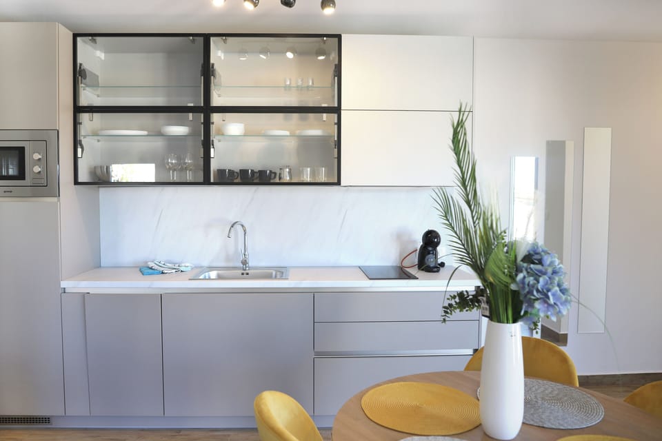 Apartment, 1 Bedroom, Balcony, Garden View | Private kitchen