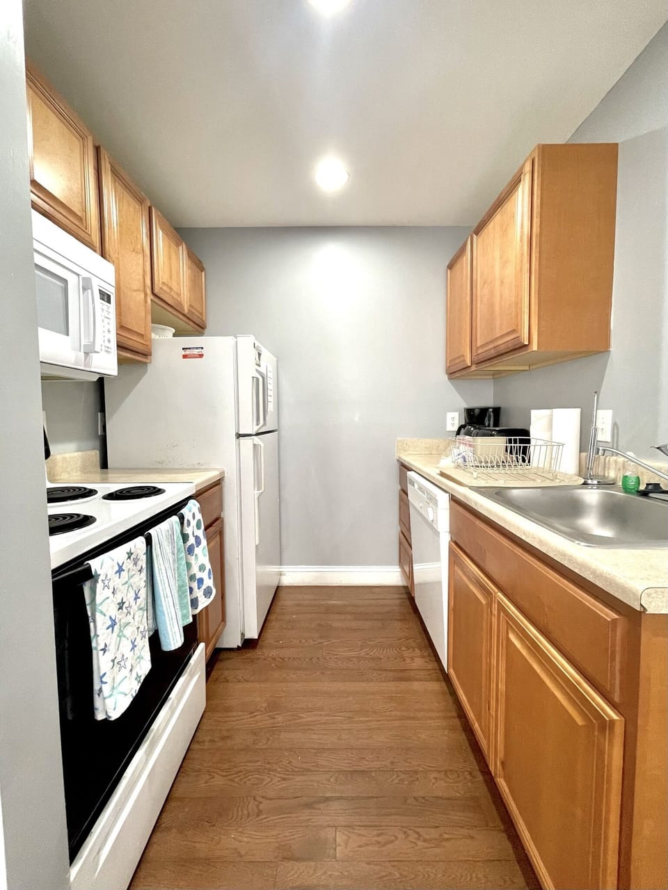 Fully stocked kitchen