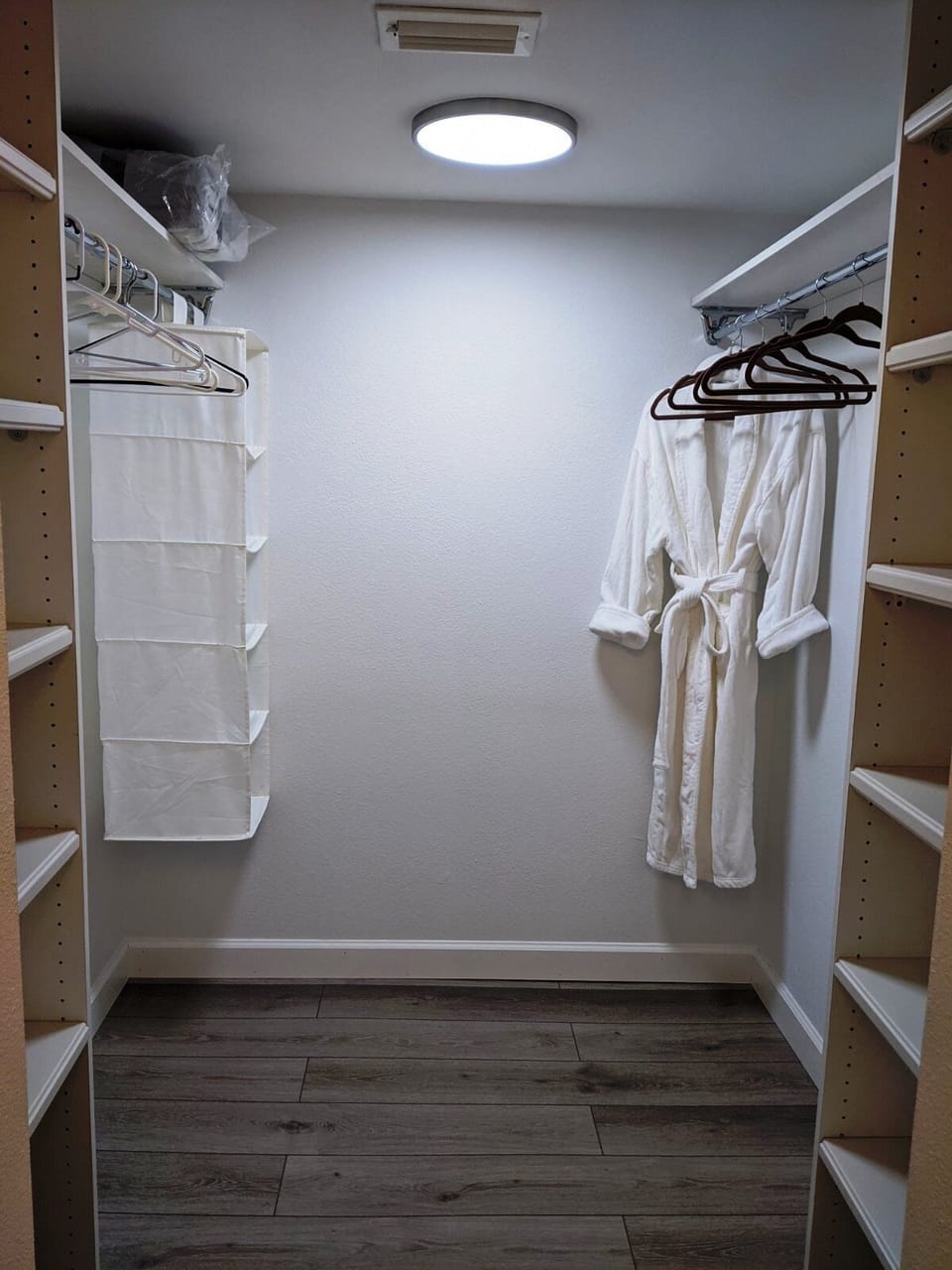 Master walk-in closet