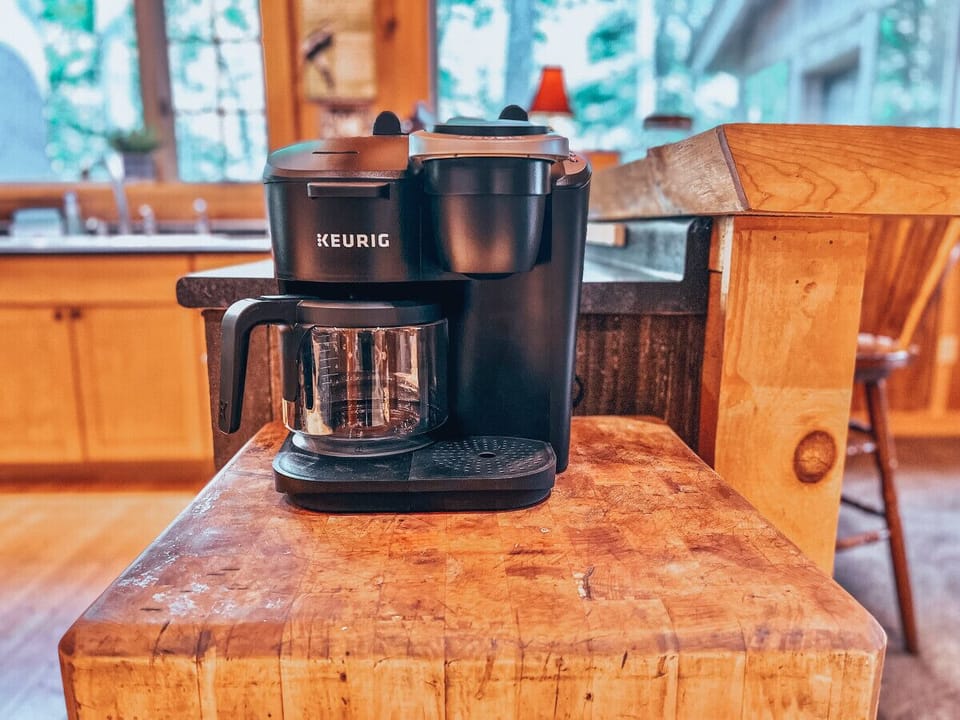 Brew a fresh cup and head straight out to the riverbank or the screened in porch.