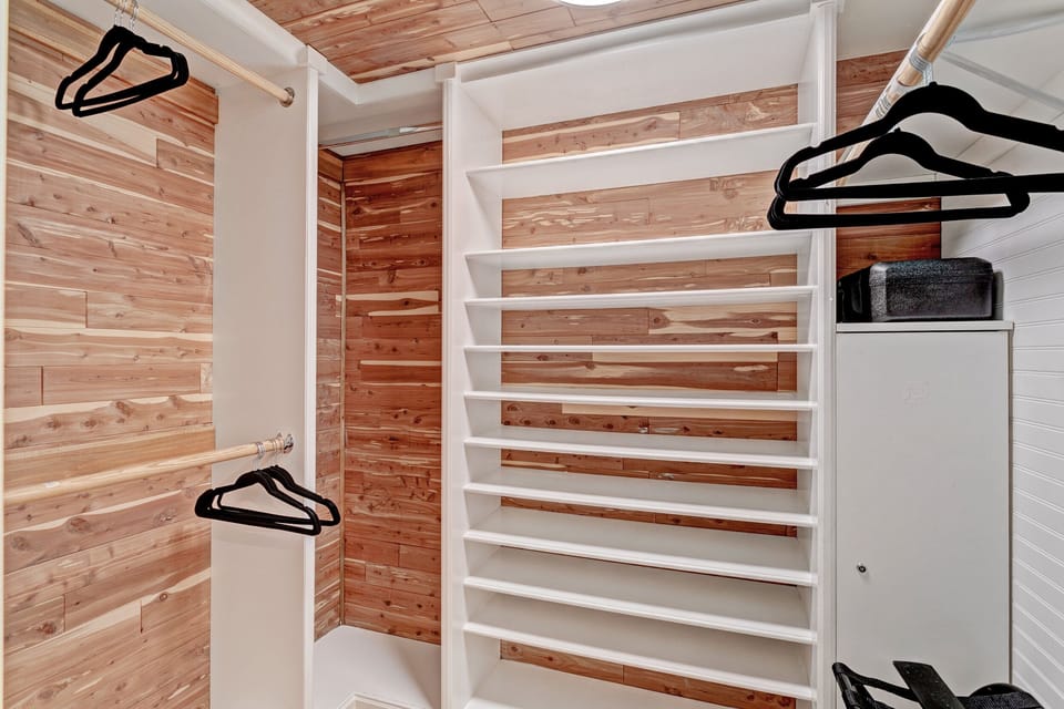 Master walk-in closet