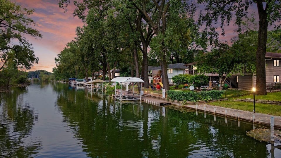 Fish off the dock, take a swim, or watch the sunset with an old fashioned from the deck! People also love to watch the passing boats go by, as its a peaceful feeling you have to experience yourself. ***beware for passing boats***