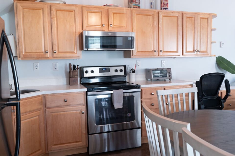 Kitchen and remote work space