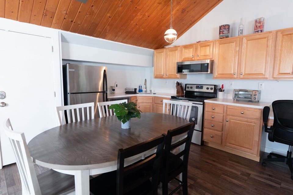 Kitchen and remote work space