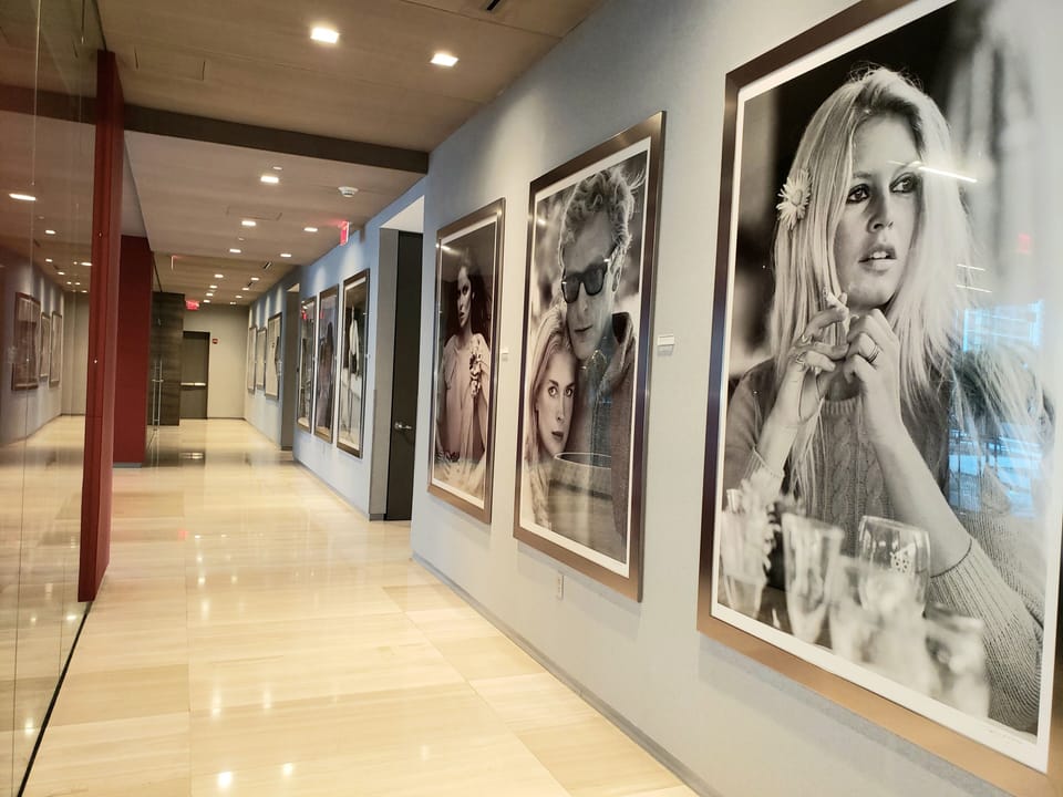 Inside the building amenities.