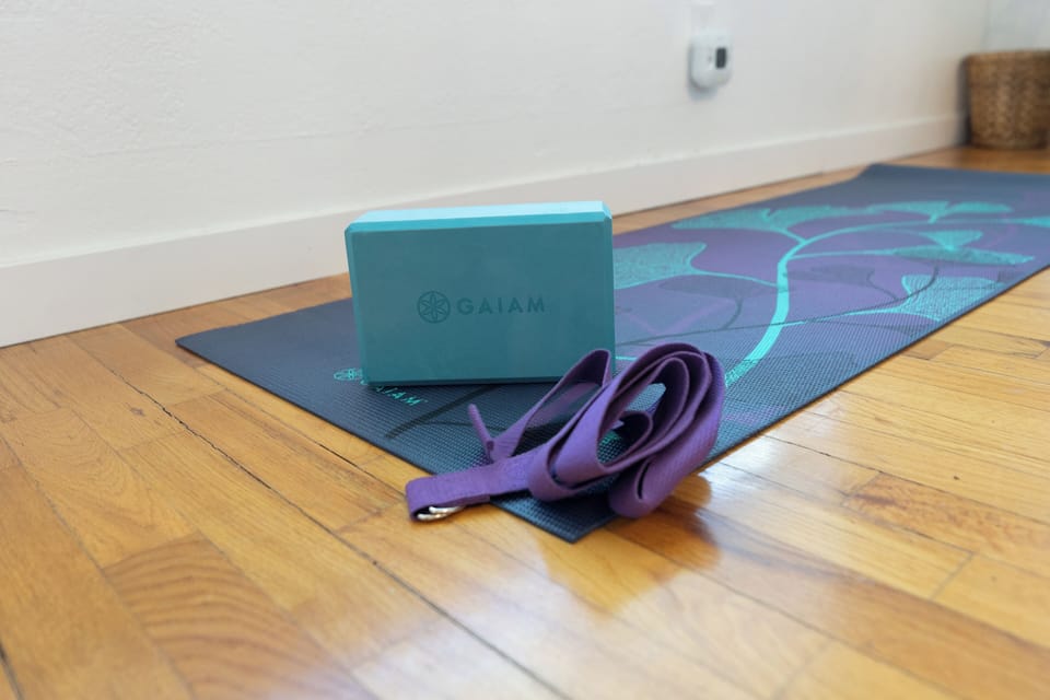 Maintain your yoga fitness & wellness routine while at your home away from home.