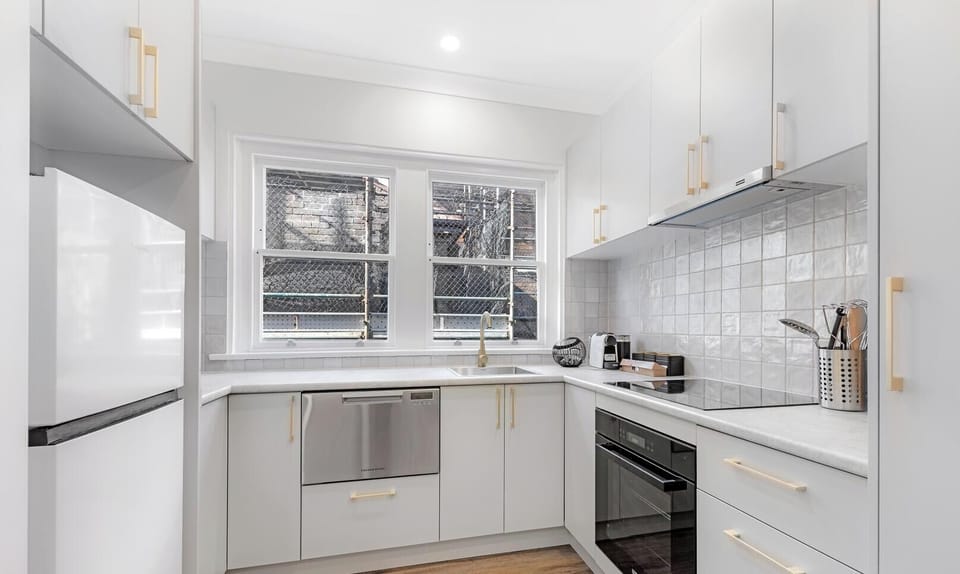 Kitchen with basic amenities is just what you need