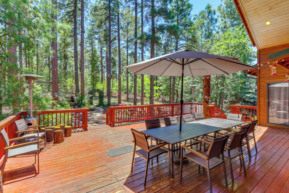 Private Deck | Outdoor Furniture | Space Heater | Views