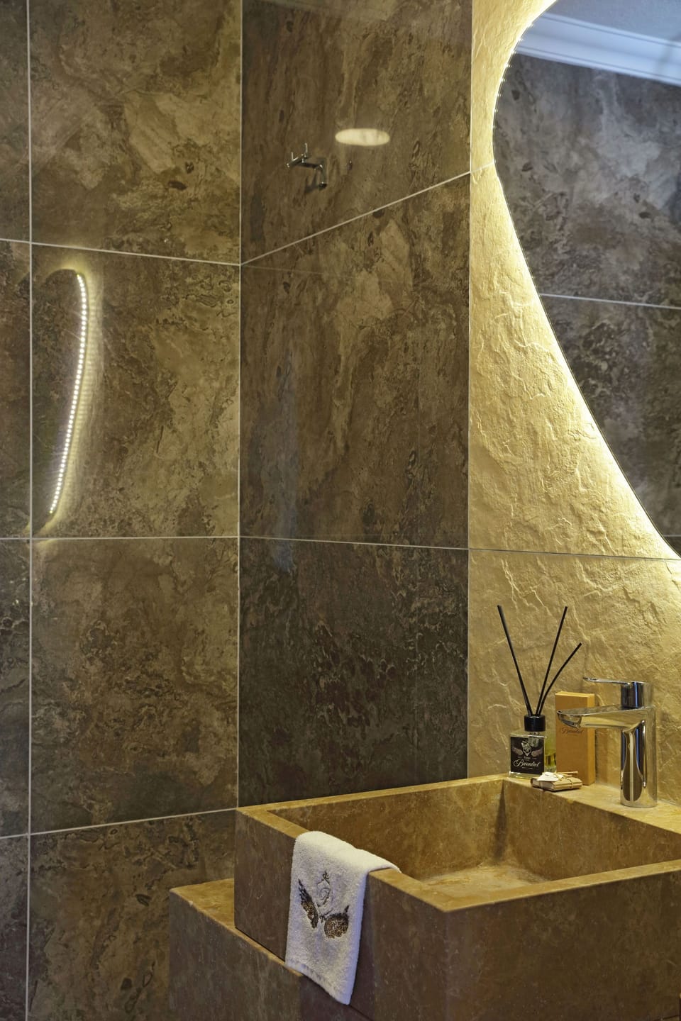 Shower, free toiletries, hair dryer, slippers