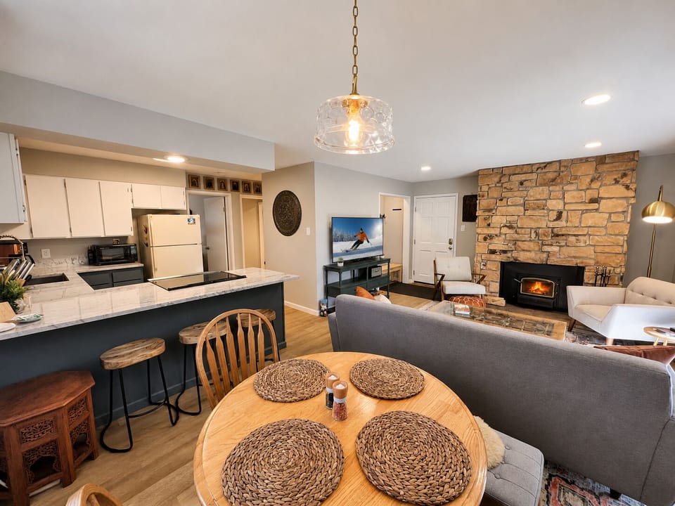 Open Living Room and Kitchen/Dining