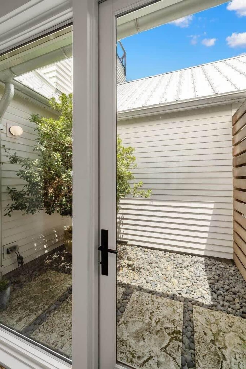 Outdoor Space Attached to Kitchen