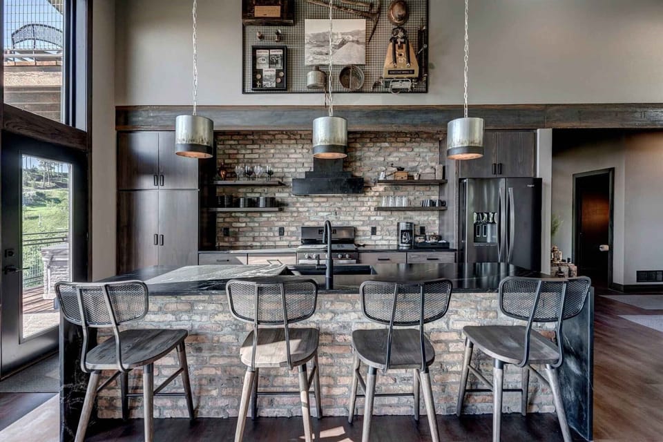 Kitchen island.