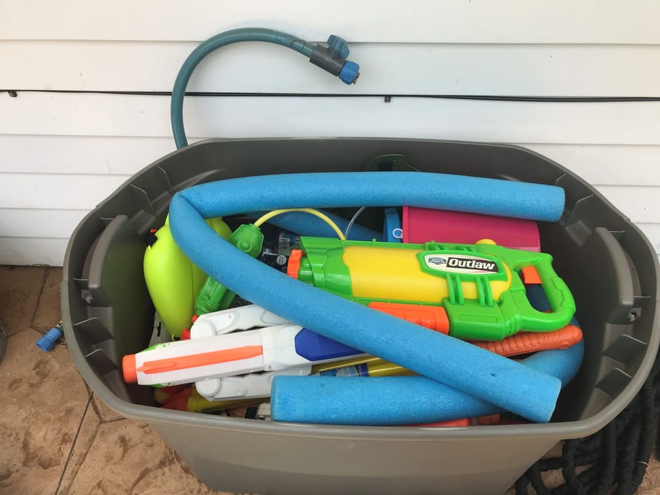 Water toys plus-shared four place peddle boat & inflatable kayaks (not pictured)