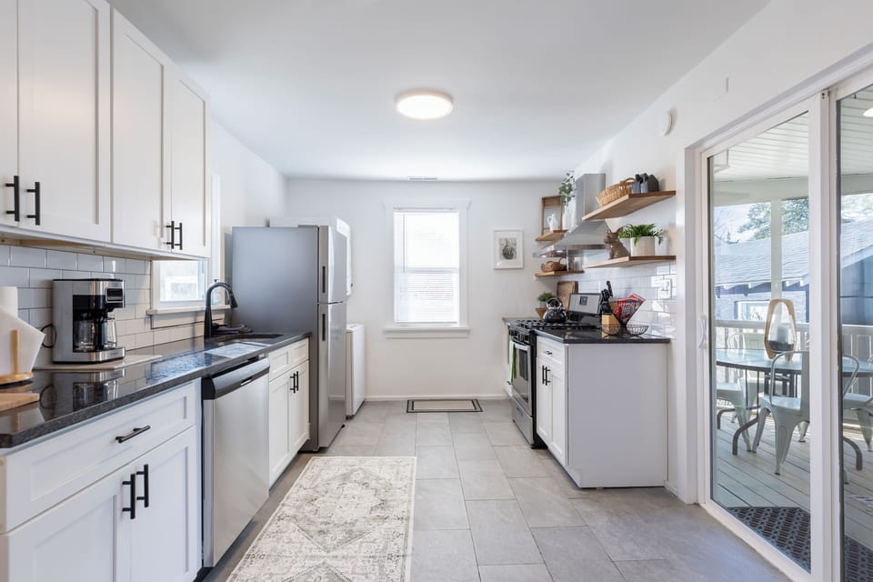 Cook your favorite recipes in our fully stocked kitchen.