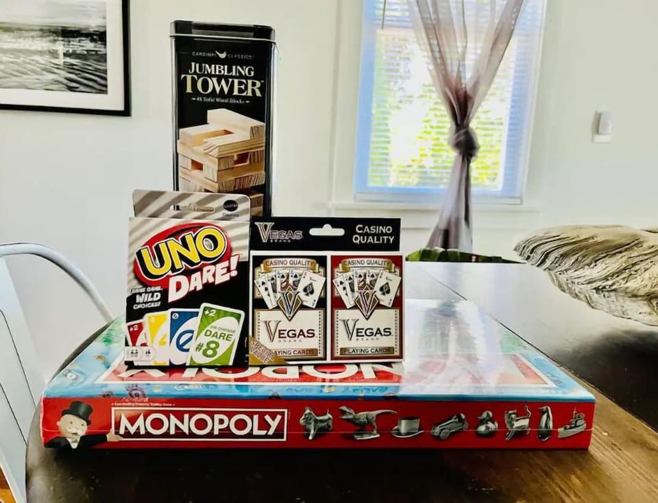 Have hours of fun with board games.