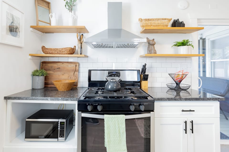 Cook your favorite recipes in our fully stocked kitchen.