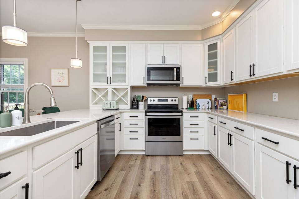 Modern kitchen with all amenities